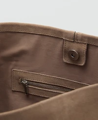 Mango Women's suede Bucket Bag
