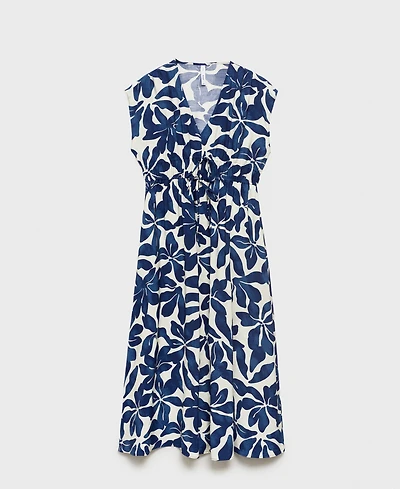 Mango Women's Long Printed Dress