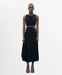 Mango Women's Balloon Effect Long Dress