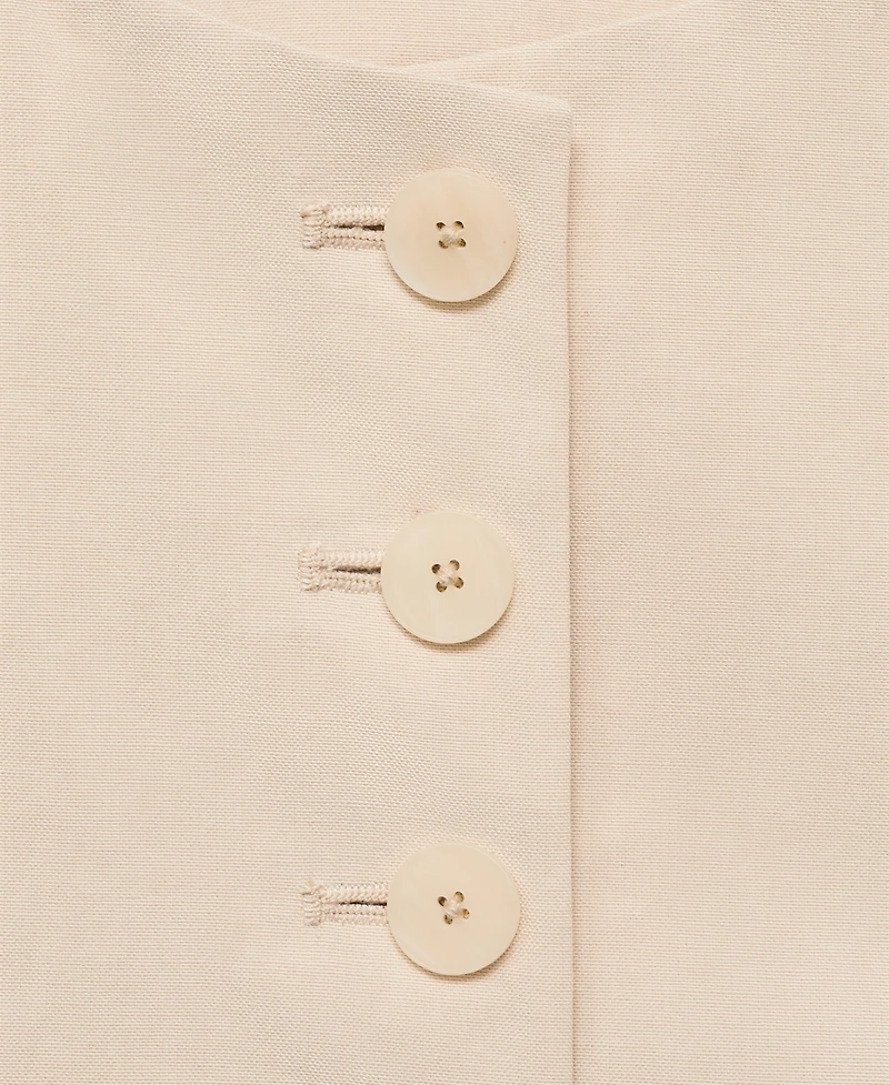 Mango Women's Buttoned Suit Vest