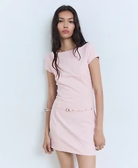 Mango Women's Short Belted Dress