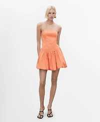 Mango Women's Short Balloon-Effect Dress
