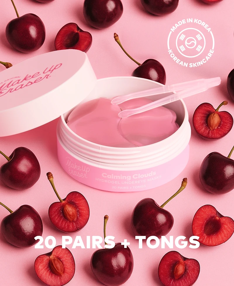 MakeUp Eraser Calming Clouds Hydrogel Undereye Masks, 20 Pairs