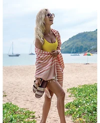 Feelgoodz Artisan Crafted Cotton Turkish Towel Beach Bath Oeko-Tex Certified