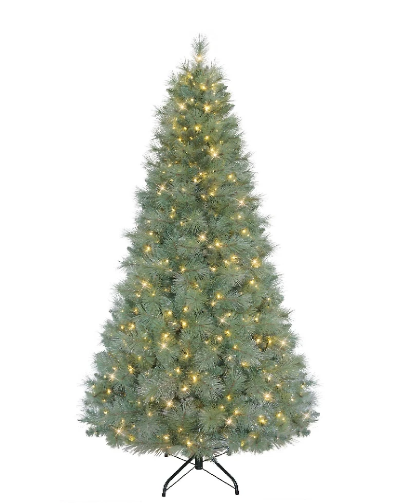 Puleo 7.5 ft. Pre-Lit Windham Fir Artificial Christmas Tree