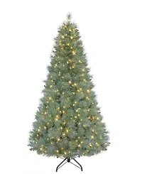 Puleo 7.5 ft. Pre-Lit Windham Fir Artificial Christmas Tree