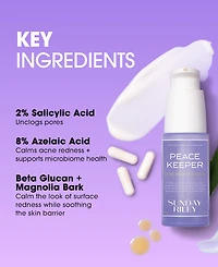 Sunday Riley Peacekeeper Acne Treatment Serum, 1 oz.