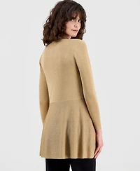 Anne Klein Women's Monteray Metallic Knit Cardigan