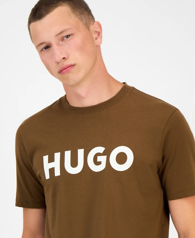 Hugo Boss Men's Dulivio Short Sleeve Crewneck Graphic T-Shirt