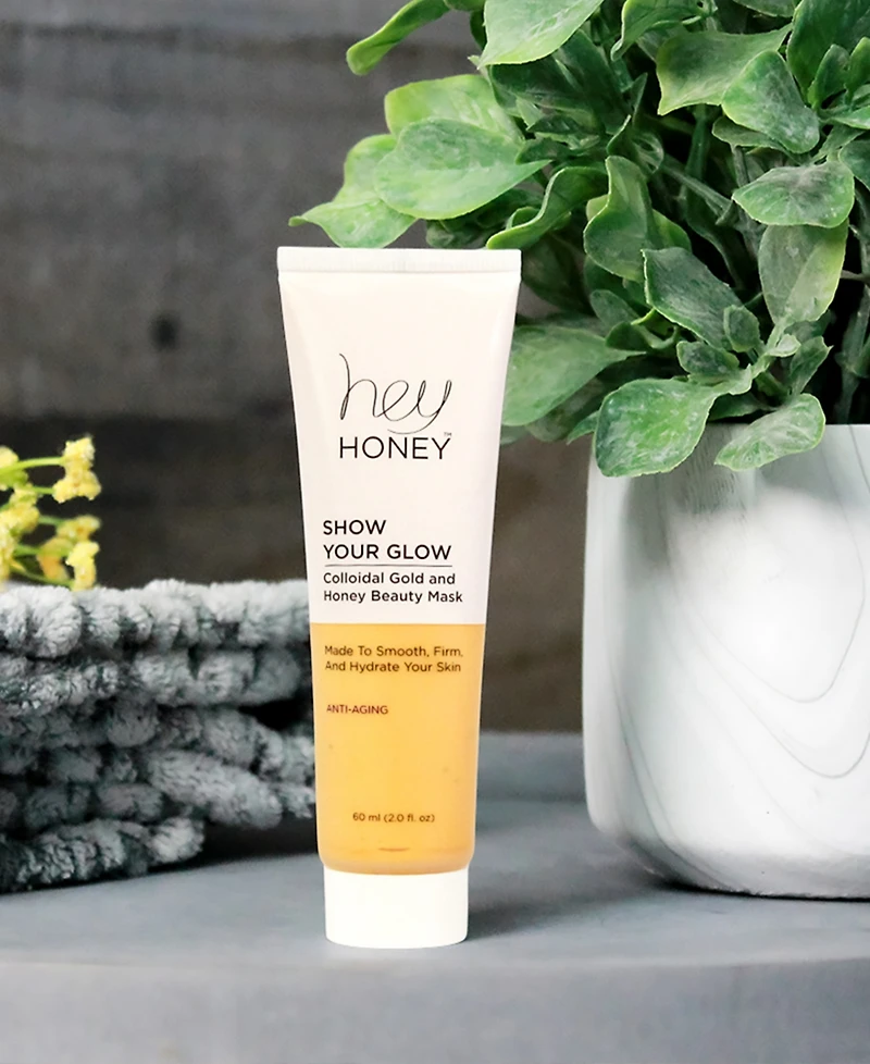Hey Honey Show Your Glow Colloidal Gold-Tone Honey Beauty Mask, 50 ml