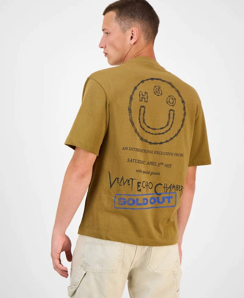 Hugo By Boss Men's Cotton Graphic T-Shirt