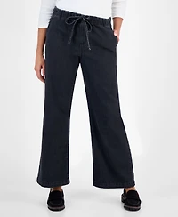 Style & Co Women's Wide-Leg Pull-On Jeans, Macy's Exclusive
