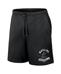 Darius Rucker Collection by Fanatics Men's Black Miami Marlins Team Color Shorts