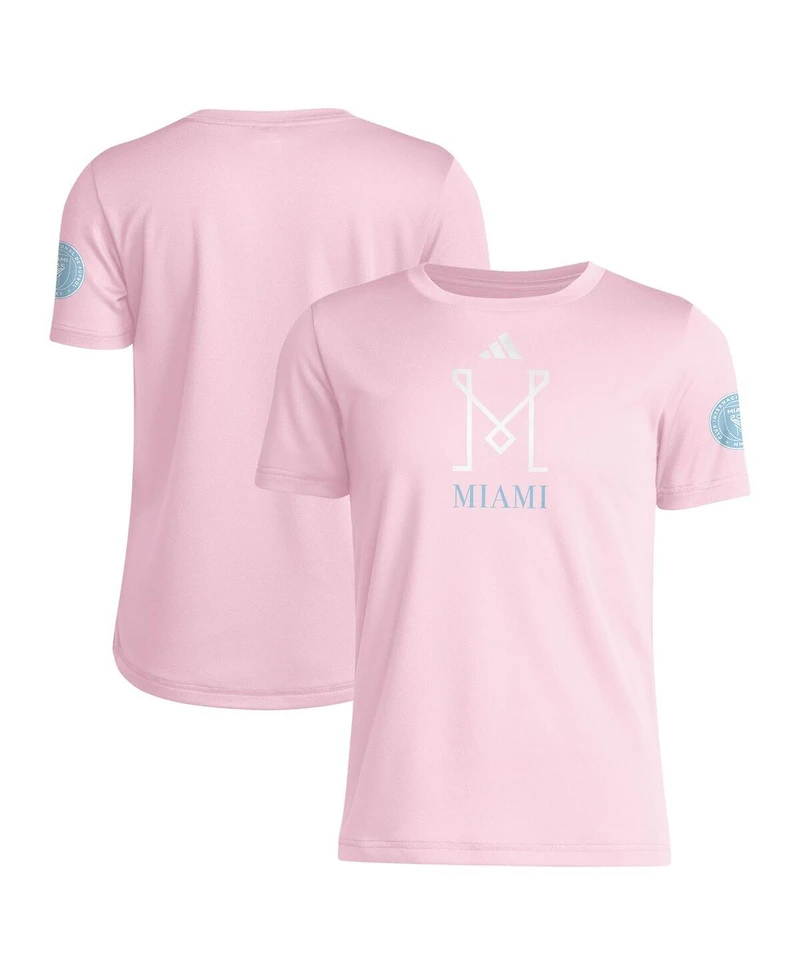 Adidas Big Boys and Girls Pink Inter Miami Cf 2025 Archive Collection T-Shirt