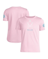 Adidas Big Boys and Girls Pink Inter Miami Cf 2025 Archive Collection T-Shirt