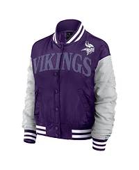 Fanatics Women's Purple Minnesota Vikings Elements Wave Full-Snap Jacket