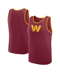 Logo Athletic Men's Burgundy Washington Commanders Unmatched Success Tank Top