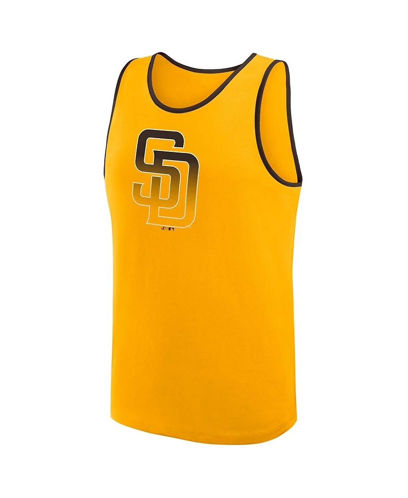 Logo Athletic Men's Gold San Diego Padres Unmatched Success Tank Top