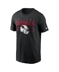 Nike Men's Black Arizona Cardinals Primetime Helmet Essential T-Shirt