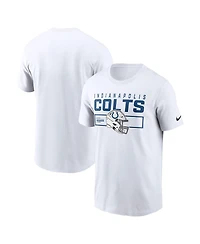 Nike Men's White Indianapolis Colts Primetime Helmet Essential T-Shirt