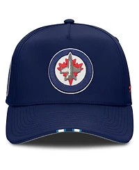 Fanatics Men's Navy Winnipeg Jets 2025 Nhl Draft Authentic Pro On-Stage Podium A-Frame Adjustable Hat
