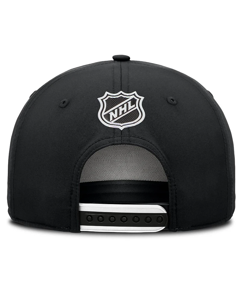 Fanatics Men's Black New Jersey Devils 2025 Nhl Draft Authentic Pro On-Stage Podium A-Frame Adjustable Hat