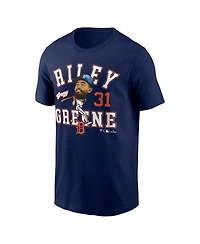 Fanatics Men's Riley Greene Navy Detroit Tigers Hometown Caricature T-Shirt