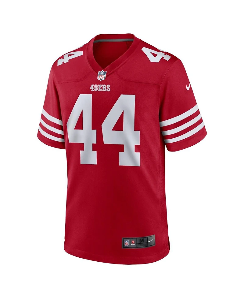 Nike Men's Kyle Juszczyk Scarlet San Francisco 49ers Player Game Jersey