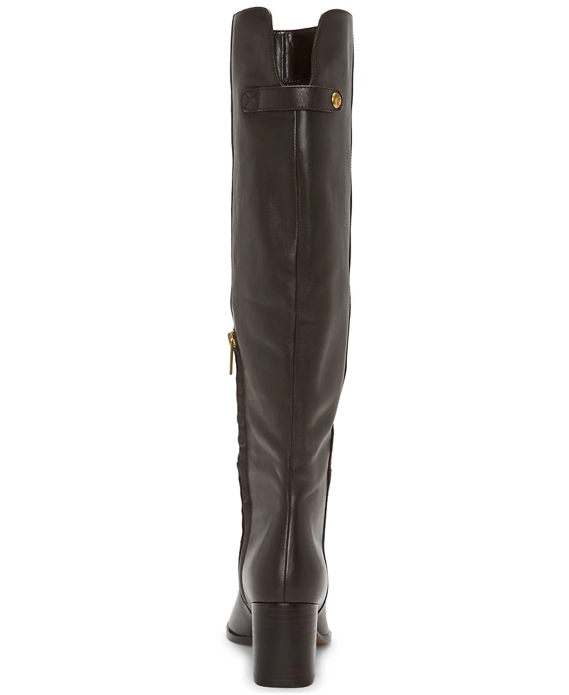 Vince Camuto Women's Lilibet Block Heel Knee-High Boots