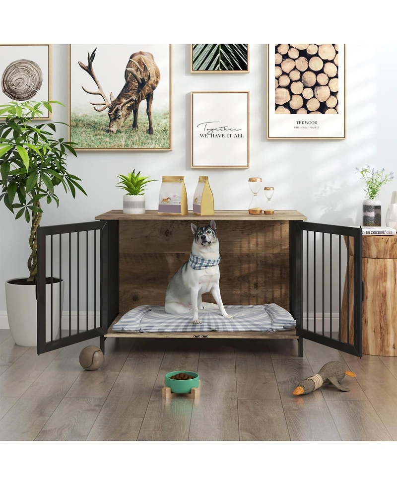Streamdale Furniture Wooden Dog Crate Furniture - Large/Medium