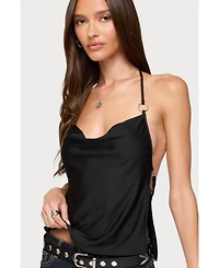 Edikted Women's Bella Cowl Neck Halter Top