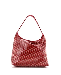 Pre-Owned Goyard Boheme Hobo Printed Coated Canvas