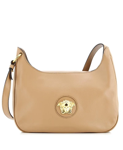 Pre-Owned Versace Medium La Medusa Hobo Leather