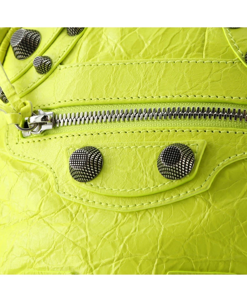 Pre-Owned Balenciaga Le Cagole Giant Studs Crossbody Bag Leather