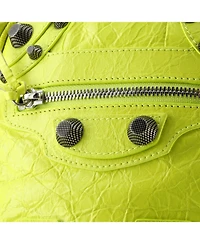 Pre-Owned Balenciaga Le Cagole Giant Studs Crossbody Bag Leather