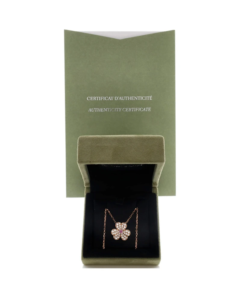 Pre-Owned Van Cleef & Arpels Frivole Pendant Necklace