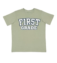 Sweet Wink Little and Big Boys First Grade Varsity Short Sleeve T-Shirt