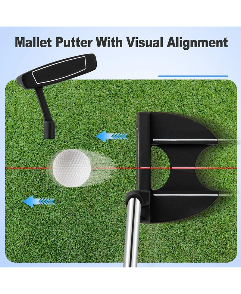 Mecale Men s Profile Complete Golf Club Package Set Includes 10 Pieces