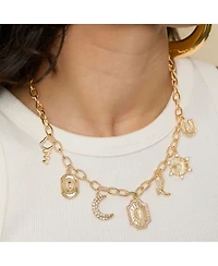 Jessica Simpson Starburst Charm Necklace