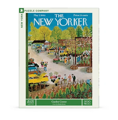 New York Puzzle Company Garden Center 500 Piece Puzzle