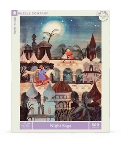 New York Puzzle Company Night Saga 500 Piece Puzzle