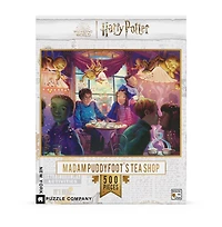 New York Puzzle Company Madam Puddifoot's Tea Shop 500 Piece Puzzle