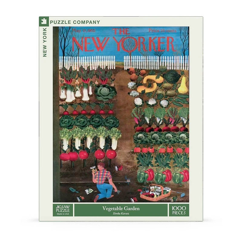New York Puzzle Company Vegetable Garden 1000 Piece Puzzle