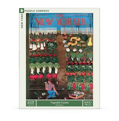 New York Puzzle Company Vegetable Garden 1000 Piece Puzzle