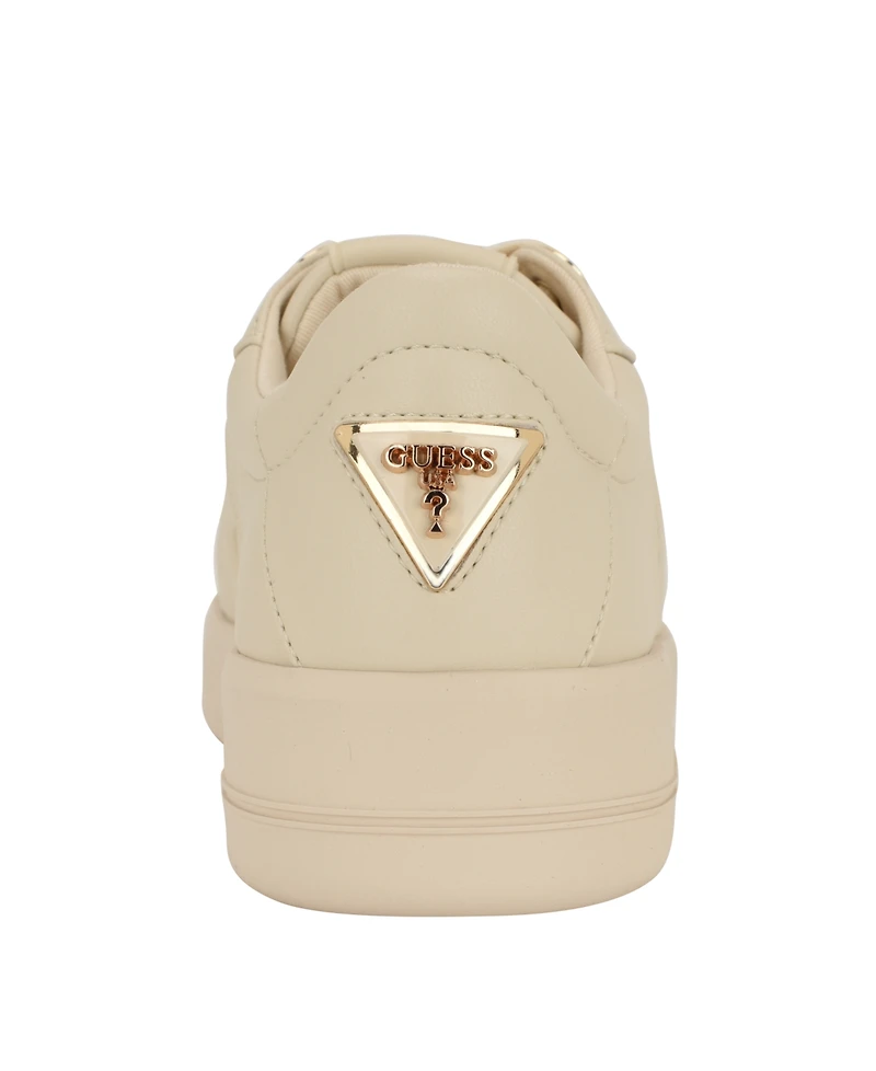 Guess Women's Ronii Quattro G Peony Jacquard Lace-Up Sneakers