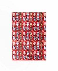 Black Paper Party Holly Mug Gift Wrap