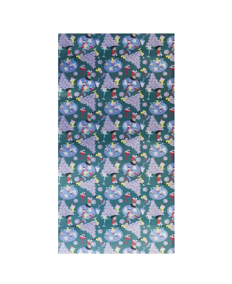 Black Paper Party Sweet Treats Gift Wrap
