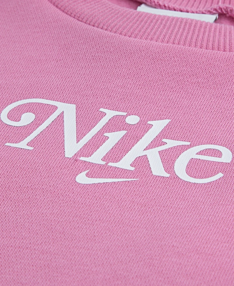 Nike Toddler and Little Girls 2-Piece Solid Crewneck Top Leggings Set