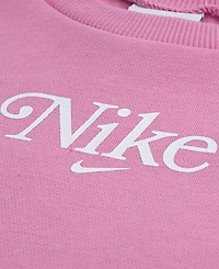 Nike Toddler and Little Girls 2-Piece Solid Crewneck Top Leggings Set
