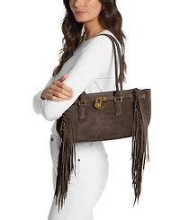 Michael Kors Hamilton Moderne Medium Leather East West Shoulder Tote